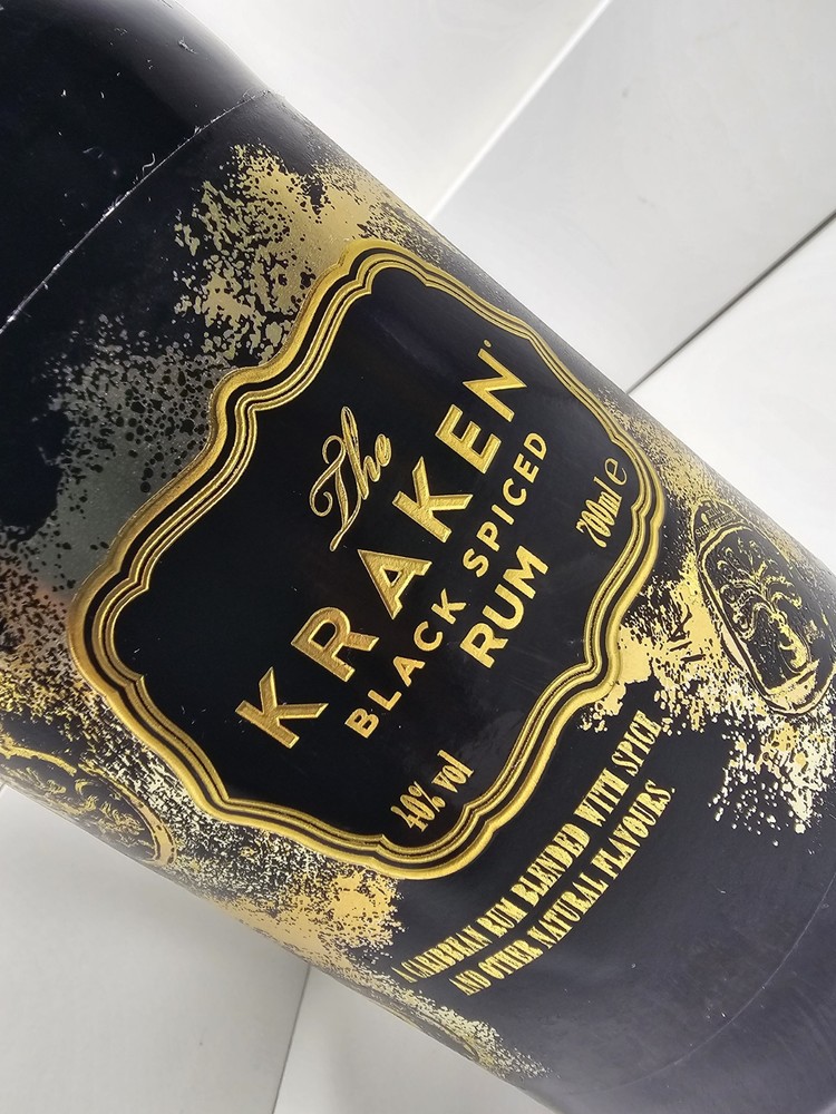 The Kraken Rum - Unknown Deep #01 - Limited Edition 2020 - 70cl empty bottle