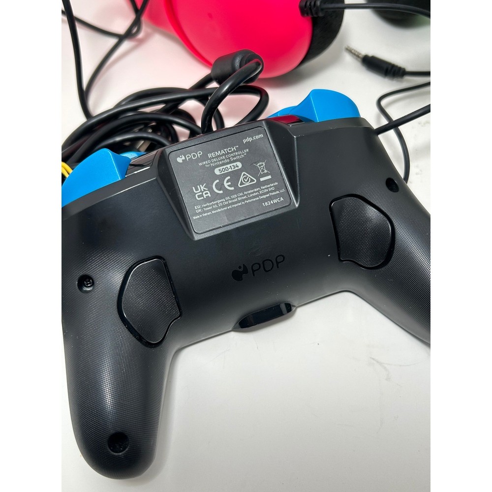 Nintendo Switch Zelda Controller Bundle PDP Rematch HORI Split Pad Pro Headset