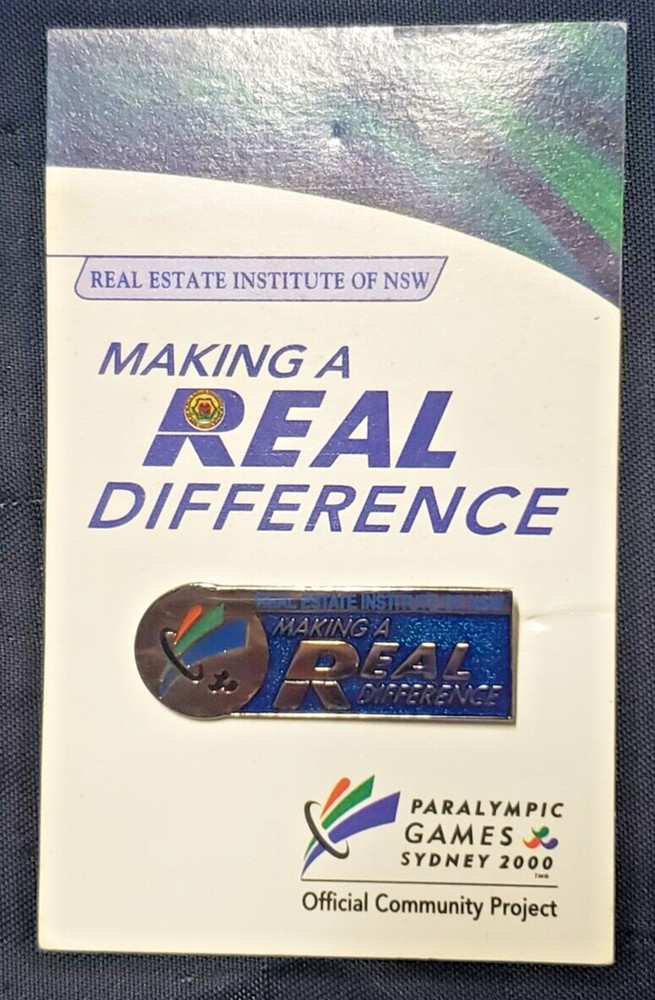 2000 SYDNEY MAKING A REAL DIFFERENCE PARALYMPIC GAMES PIN