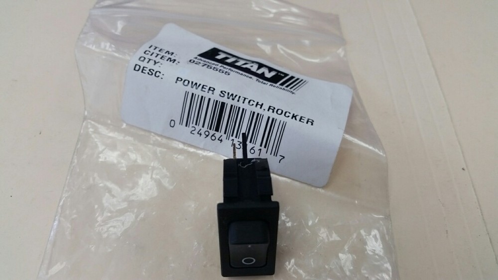 TITAN, ROCKER POWER SWITCH, CAT#0275555