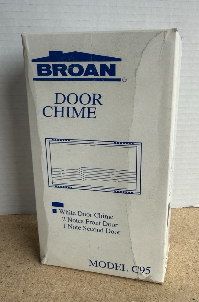 OPEN BOX BROAN Door Chime White C95