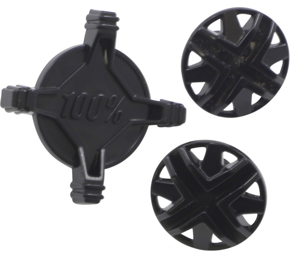 100% Status Helmet Replacement Visor Screws Black