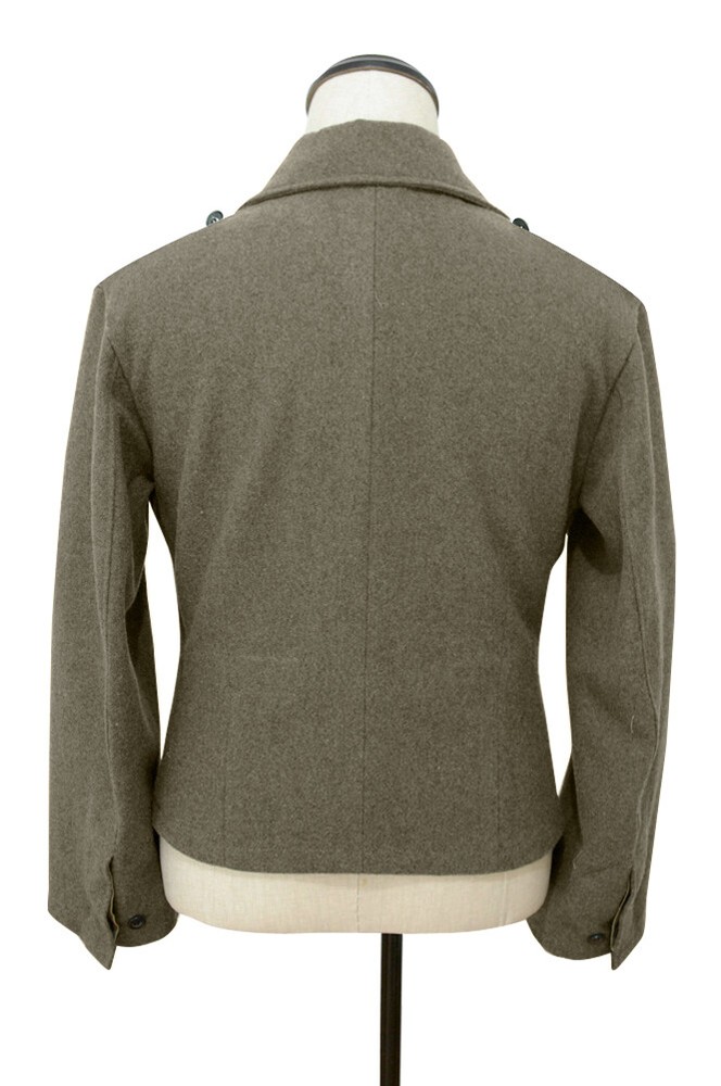 WW2 German Heer assault gunner brown wool wrap jacket