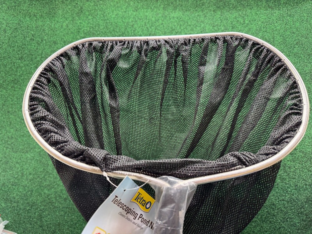 Tetra Telescoping Pond Net Silver Black