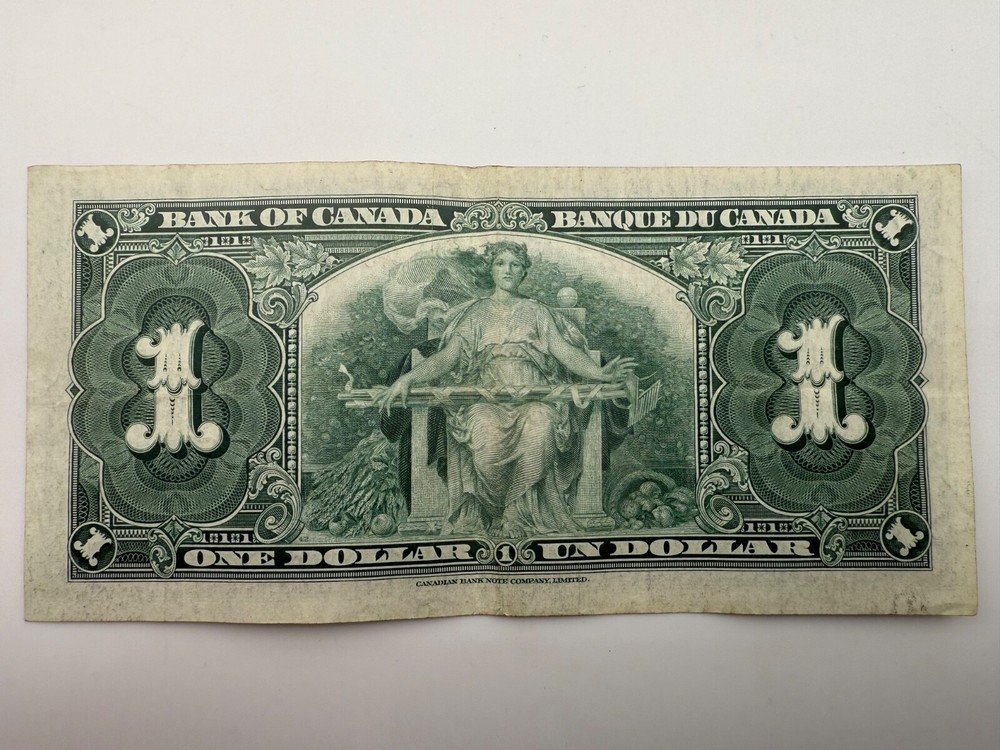 1937 Canada 1 dollar George VI P58d Banknote SPC736