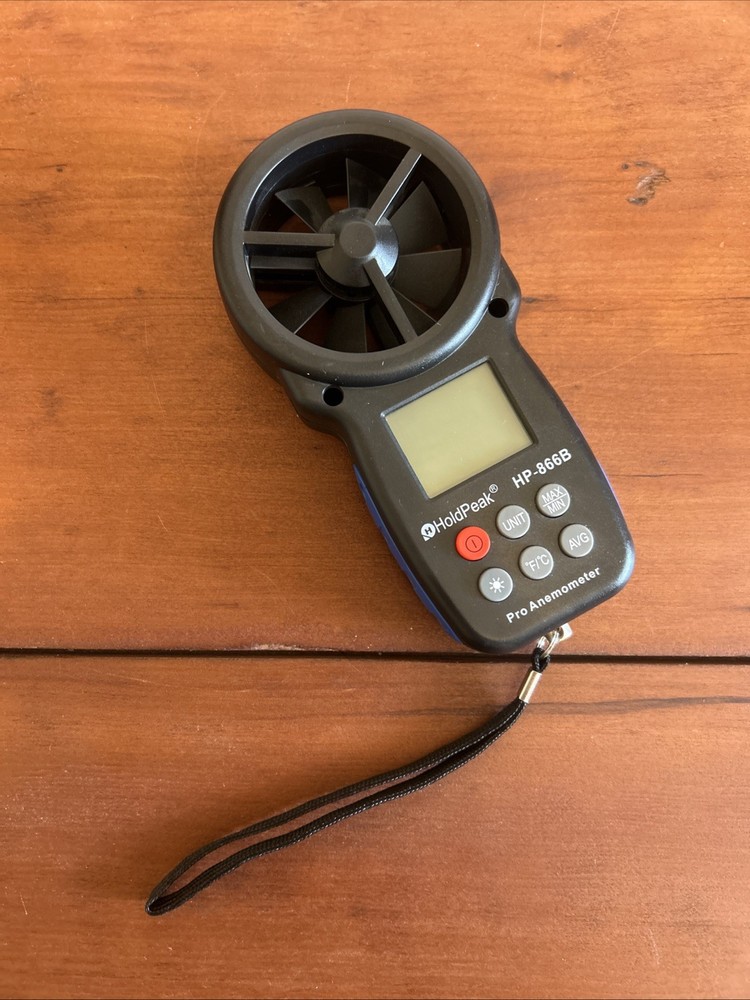 HOLDPEAK 866B Digital Anemometer Handheld Wind Speed Meter