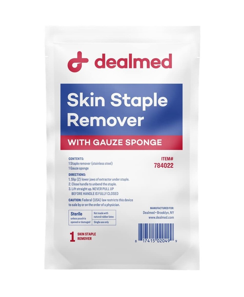 Single-Use Sterile Staple Removal Bundle - Essential for Medical Professionals