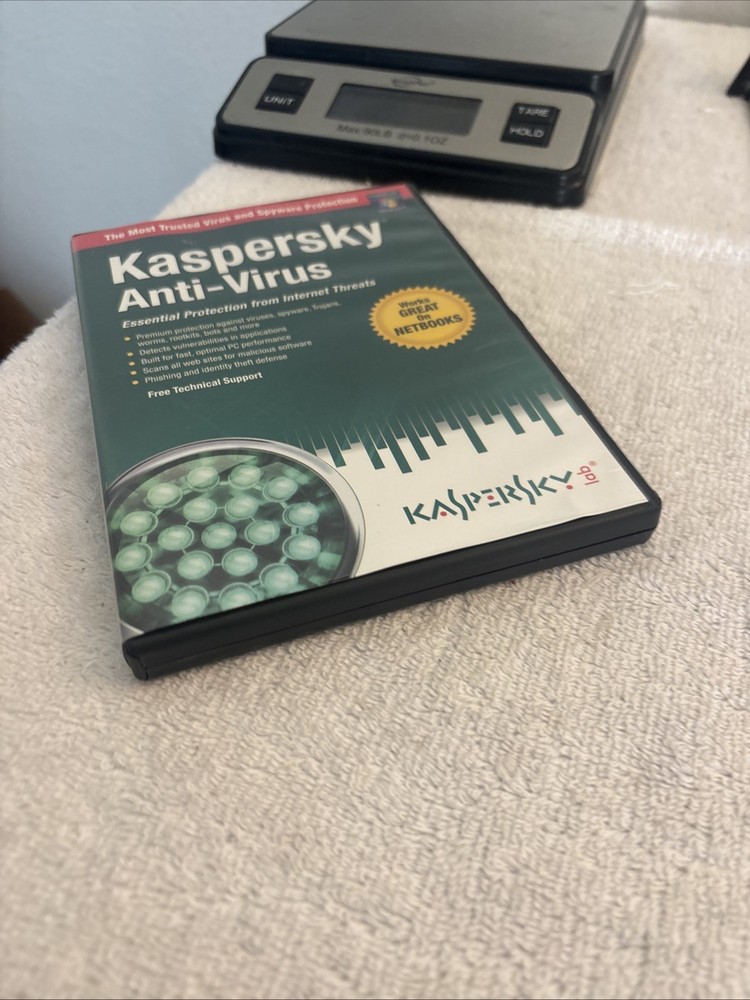 Kasperslab Anti-Virus Software PC Protection Netbook Compatible