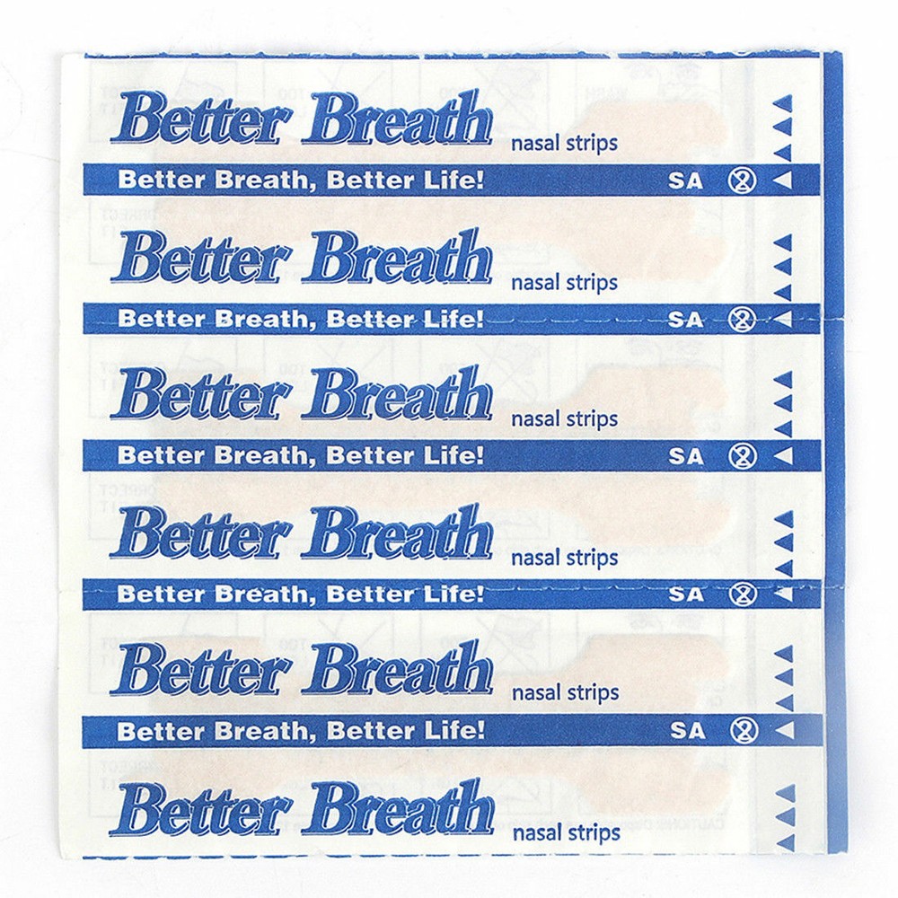 10-1000 Nasal Strips Patch (Medium) Breathe Better Anti Snoring Sleeping Aids