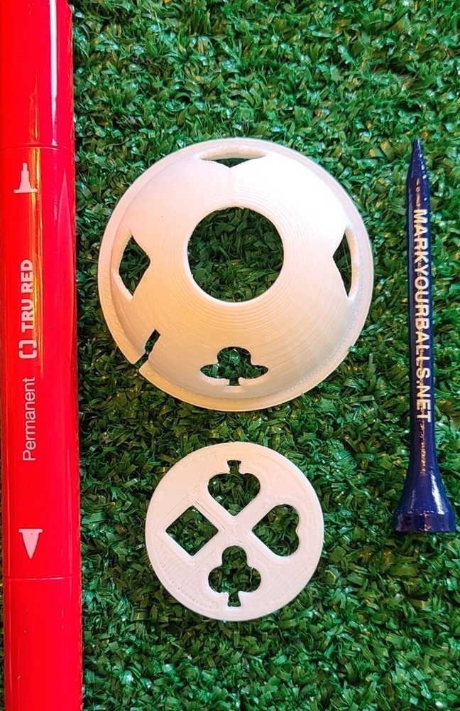 Custom Golf Ball Markers & Stencils