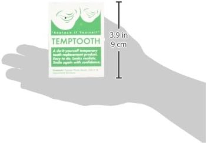 Trusted Patented Temporary Tooth Replacement Kit - Size 3cm - Color Natural -...