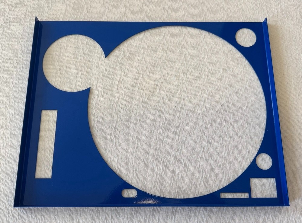 Technics SL 1200 / 1210 MK2 Turntable Faceplate Cover BLUE