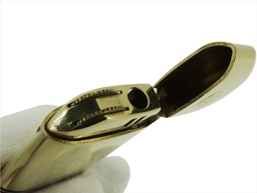 GUCCI lighter Gold Green Red Women Authentic secondhand