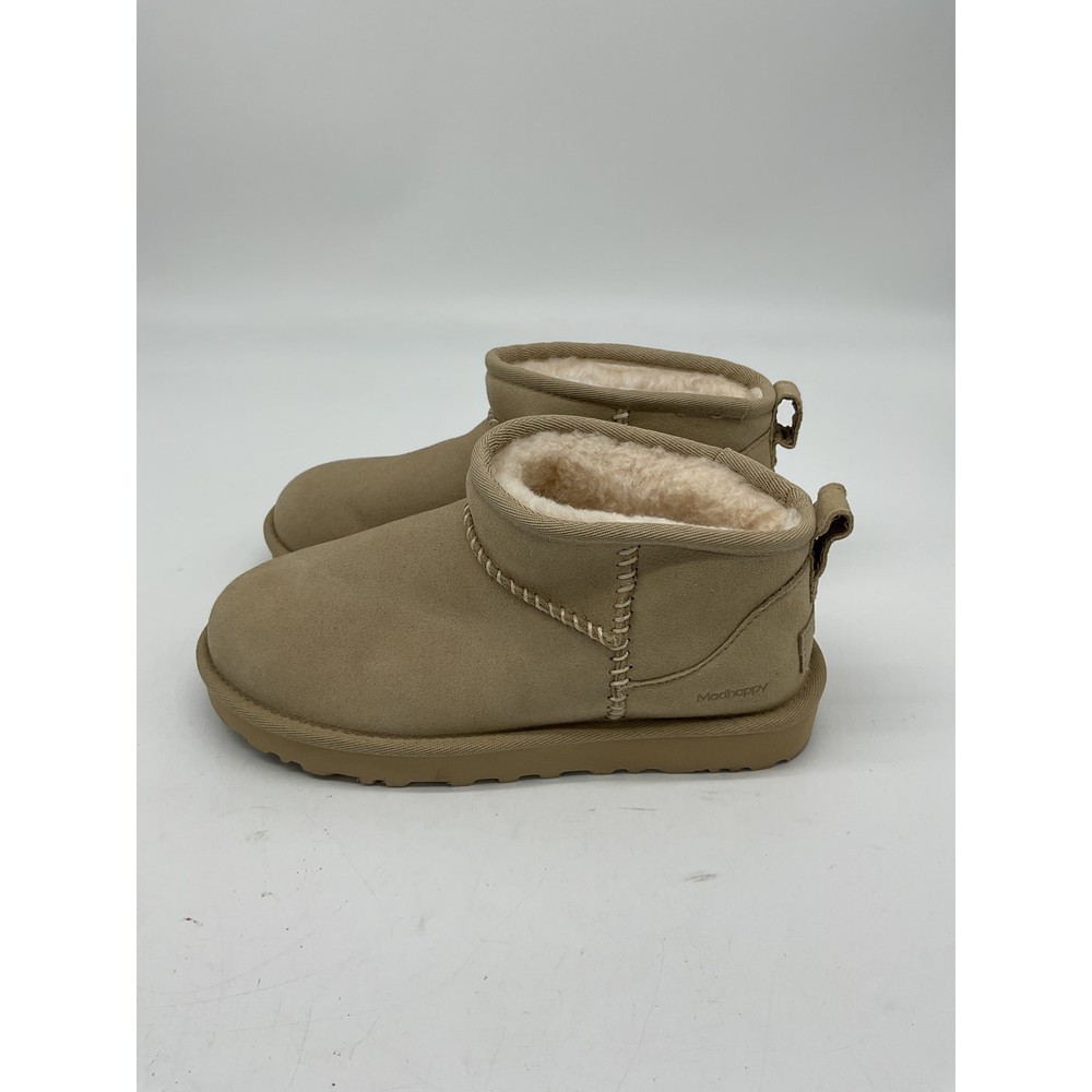 Koolaburra 'Classic' Beige Ultra Mini Boot Size 5