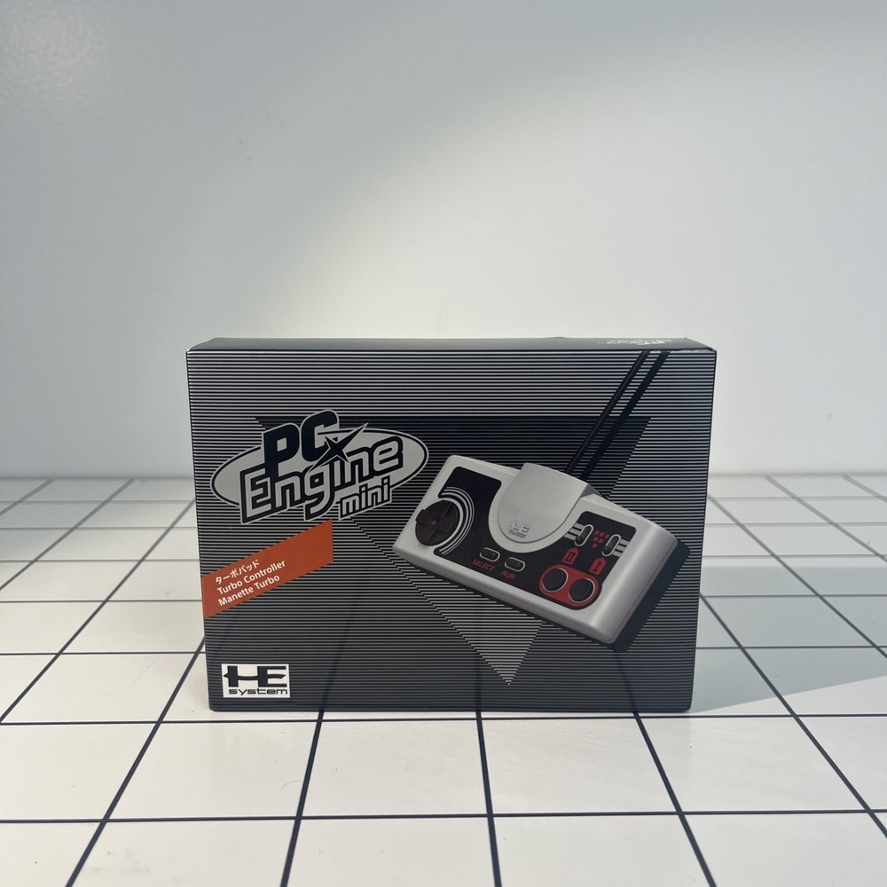 PC Engine Turbografx 16 Core Grafx Mini Turbo Controller Pad Official HTG-003