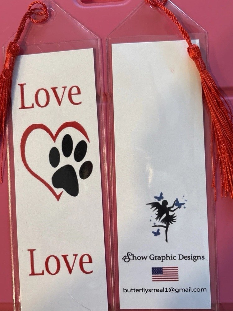 Bookmark - Paw Print With A Heart