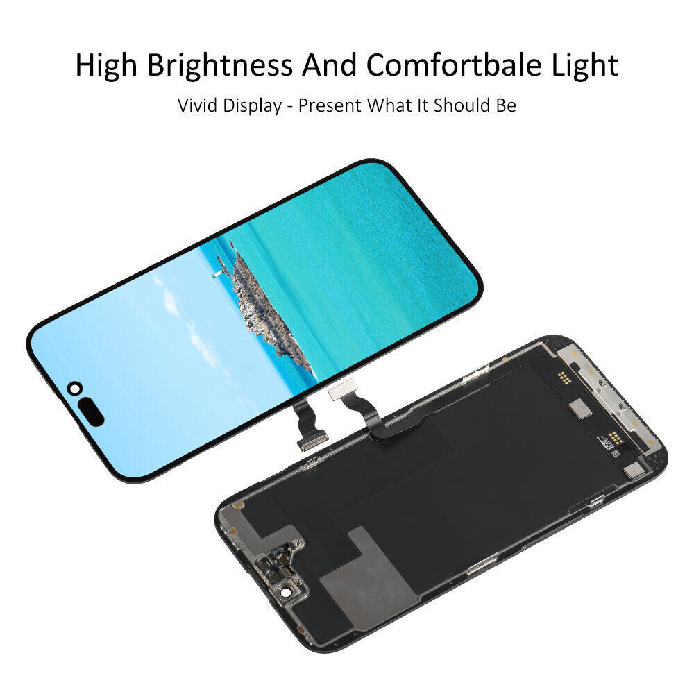 For iPhone 14 Pro Max 6.7" Soft OLED Display Touch Screen Digitizer Replacement