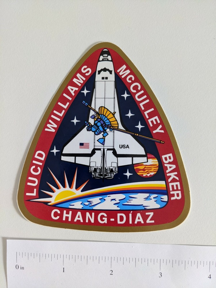 SPACE FLIGHT NASA STICKER DECAL STS-34 SPACE SHUTTLE ATLANTIS
