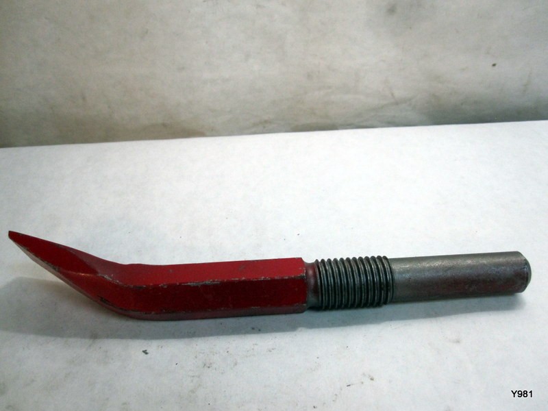 Long Bent Chisel Point Tip for Rock Tools Scaling Bars