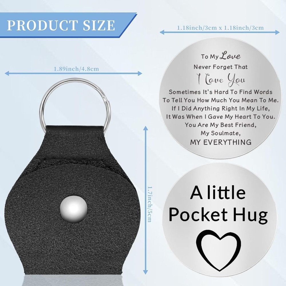 Pocket hug inspirational token keepsake gift