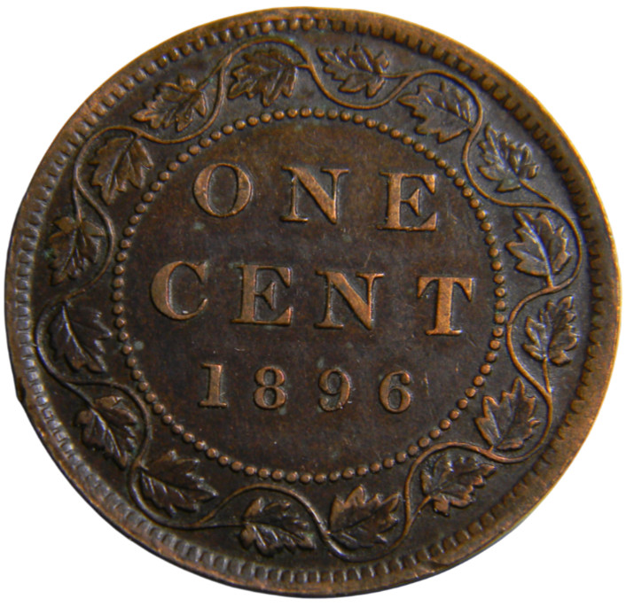 Canada 1896 One Cent (0625)