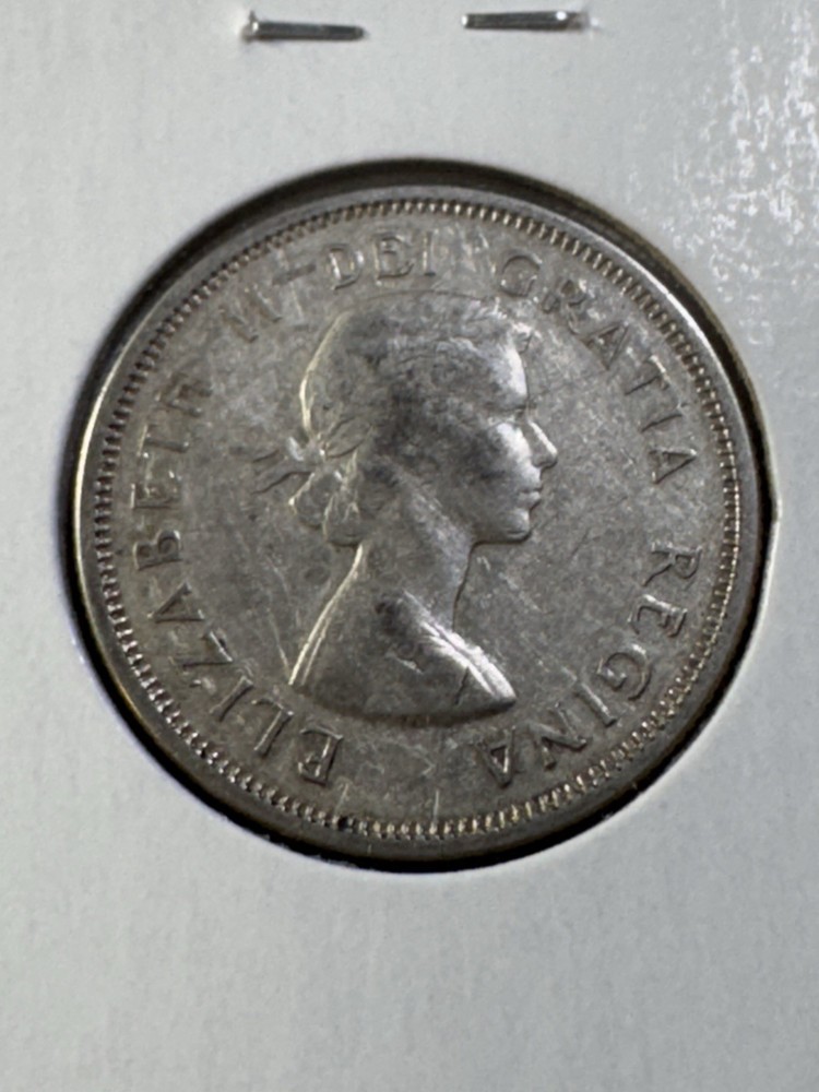 1964 Canada 25 Cents Silver Coin