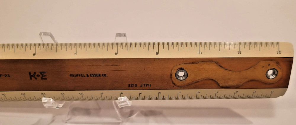 K&E Keuffel & Esser Paragon 1375P-23 Drafting Machine Scale 12”