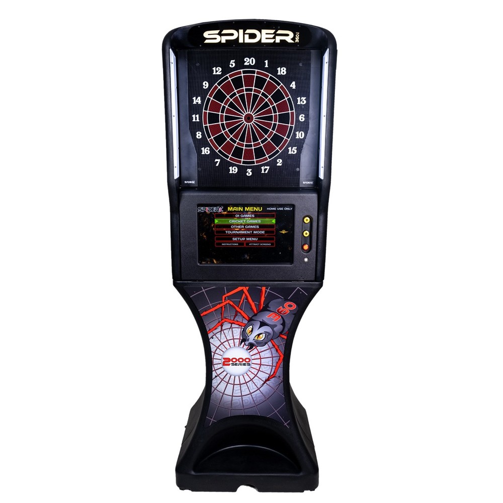Spider 360 Electronic Home Dartboard Machine - 2000 Series