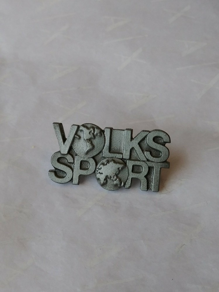 Volkssport Lapel Hat Jacket Pin Made in USA