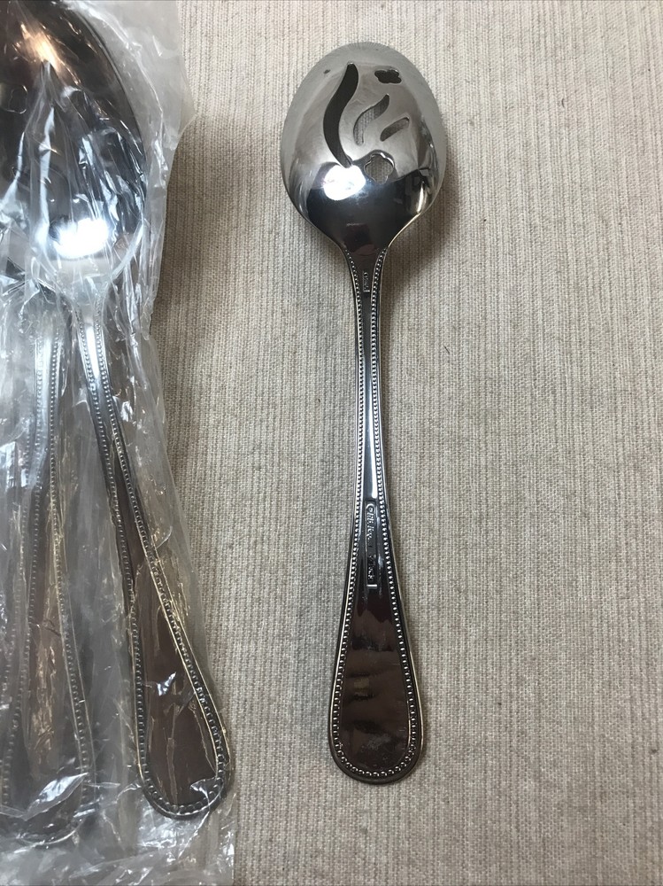 Norfolk by Towle Solid Serving Spoon Stainless Steel Glossy Bowl