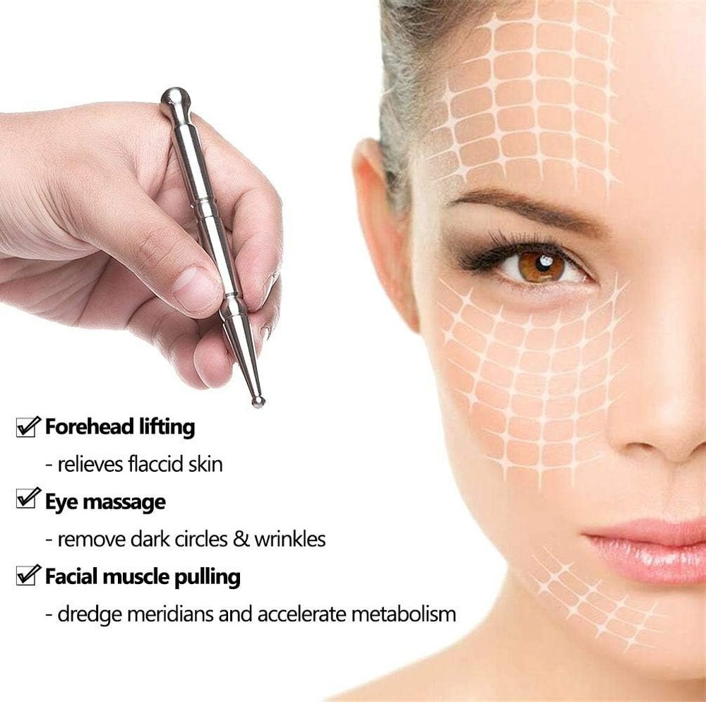 Stainless Steel Manual Acupuncture Pen-Deep Tissue Massage Tool-Trigger Point...