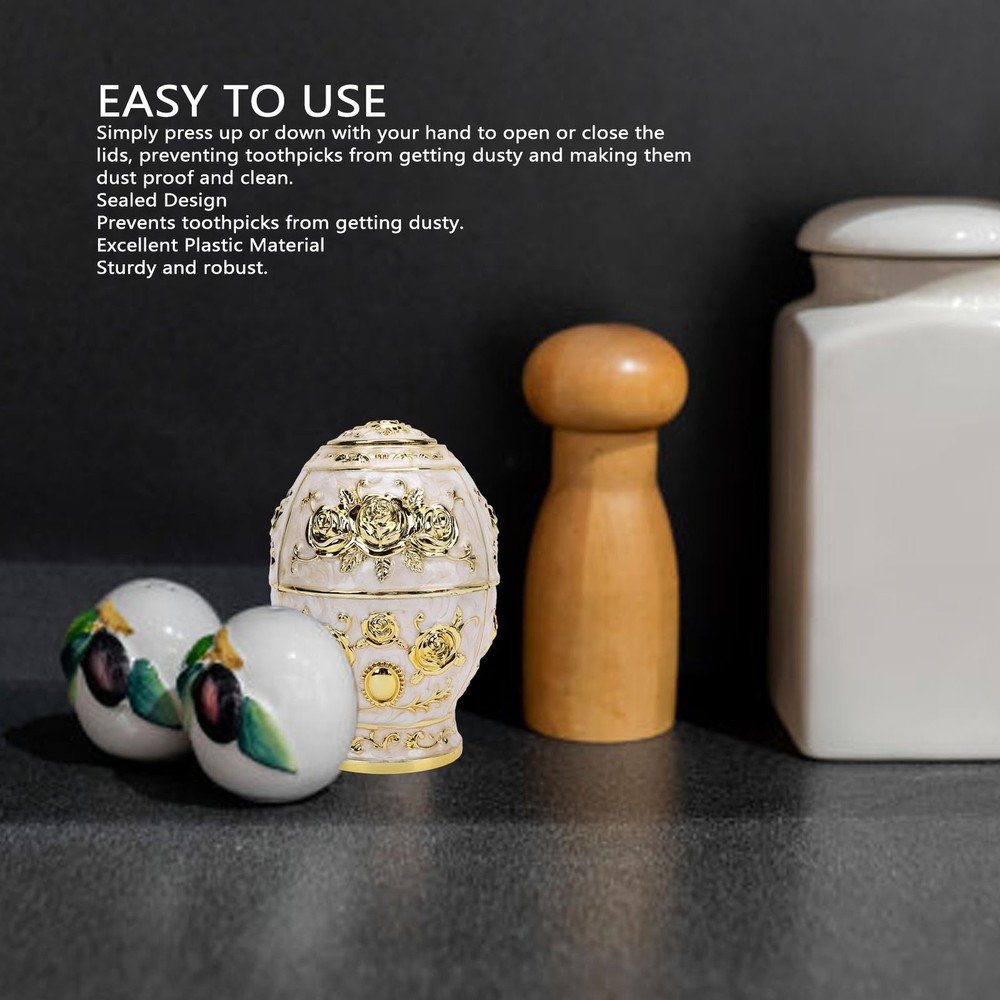 Innovative Egg Shaped Toothpick Holder for Restaurant Sanitation