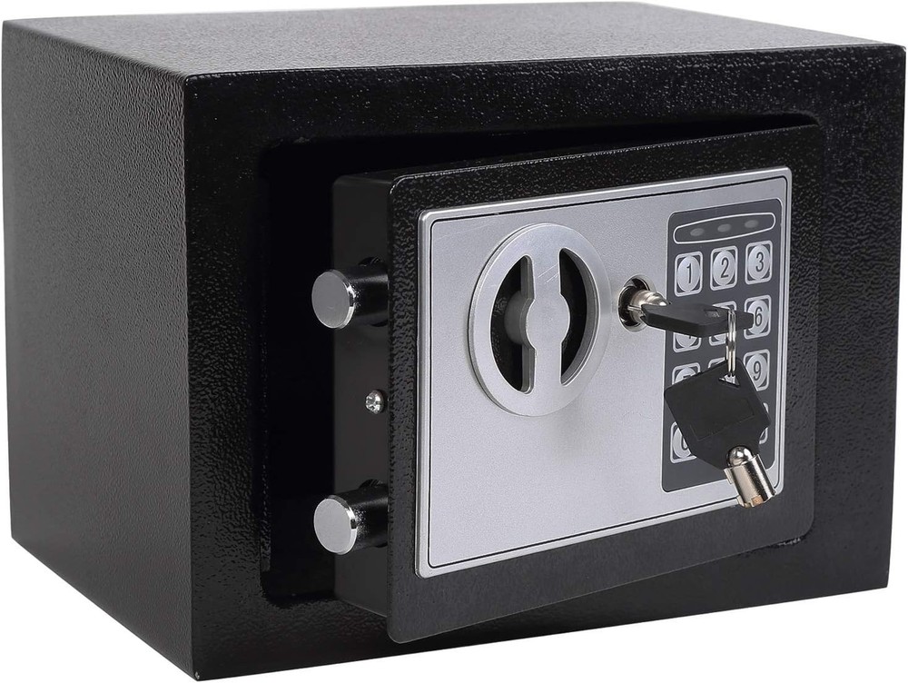 Electronic Deluxe Digital Security Safe Box Key Keypad Lock Home Offi