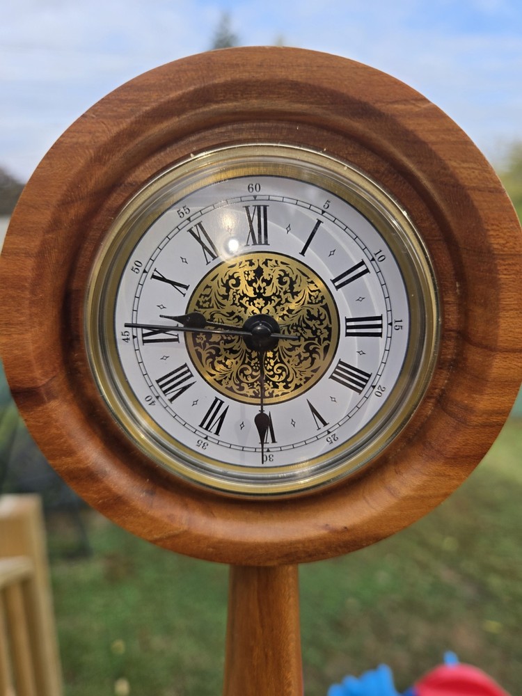Wooden Primex Table Clock Battery Operated