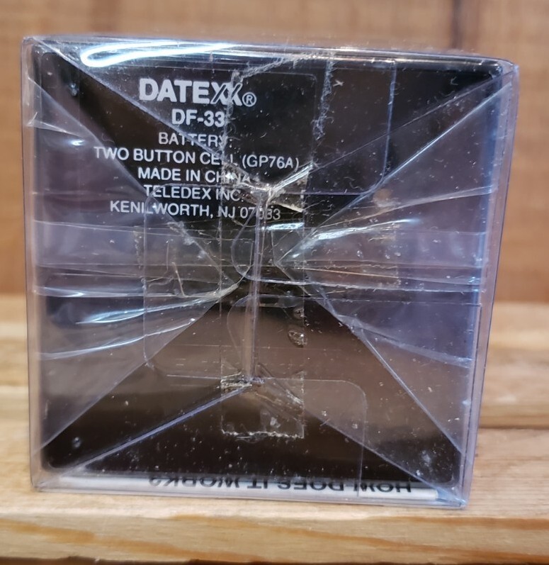 Vintage Datexx Time Cube DF-33