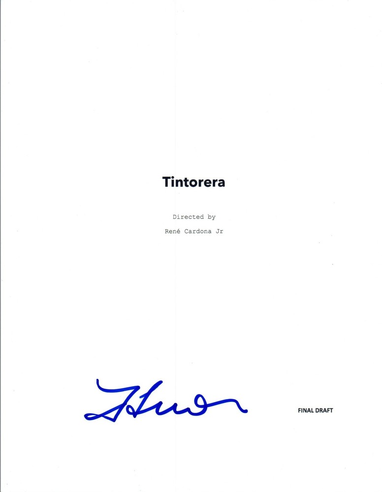 Fiona Lewis Signed Autographed TINTORERA Full Movie Script COA VD