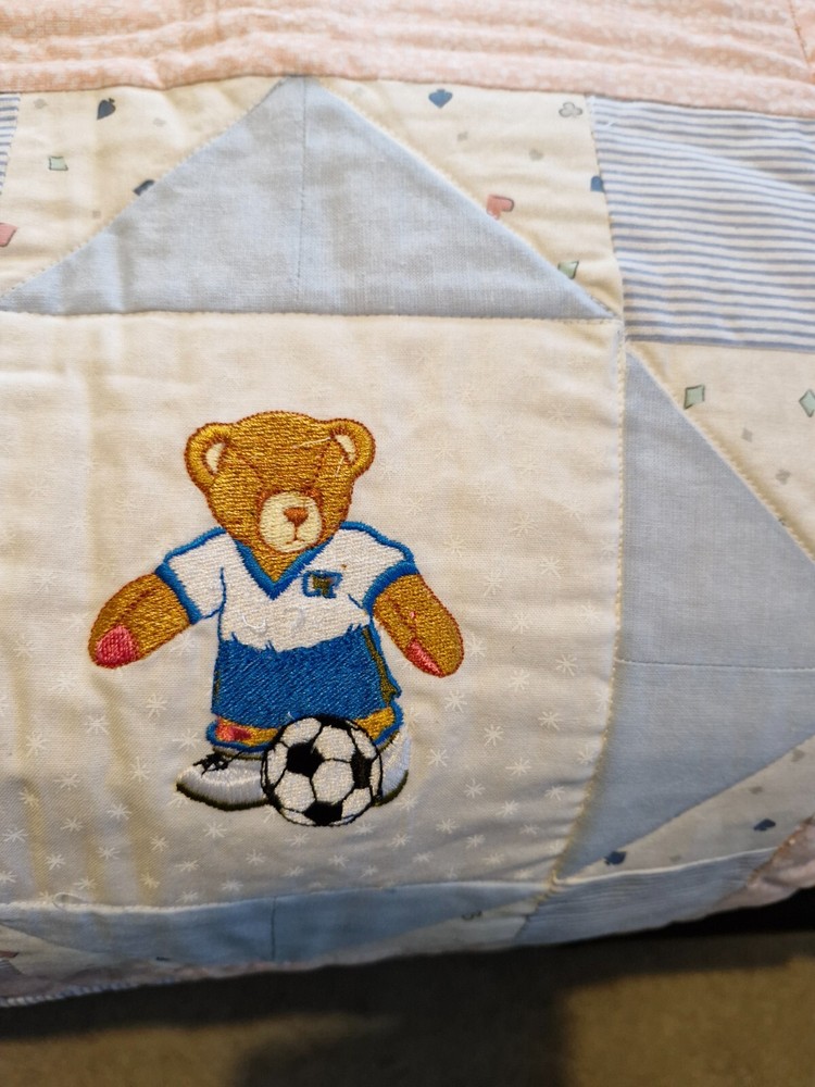 Embroidered blanket with unique design. A real one off purchase.