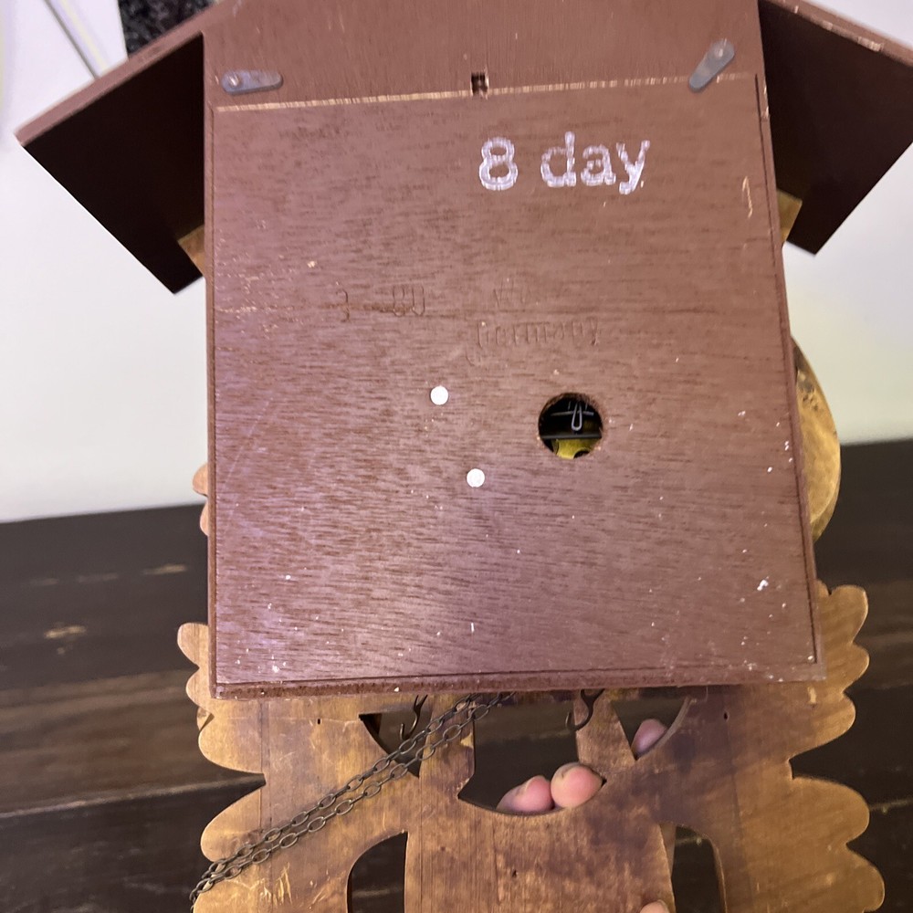 W Germany Wood Cuckoo Clock