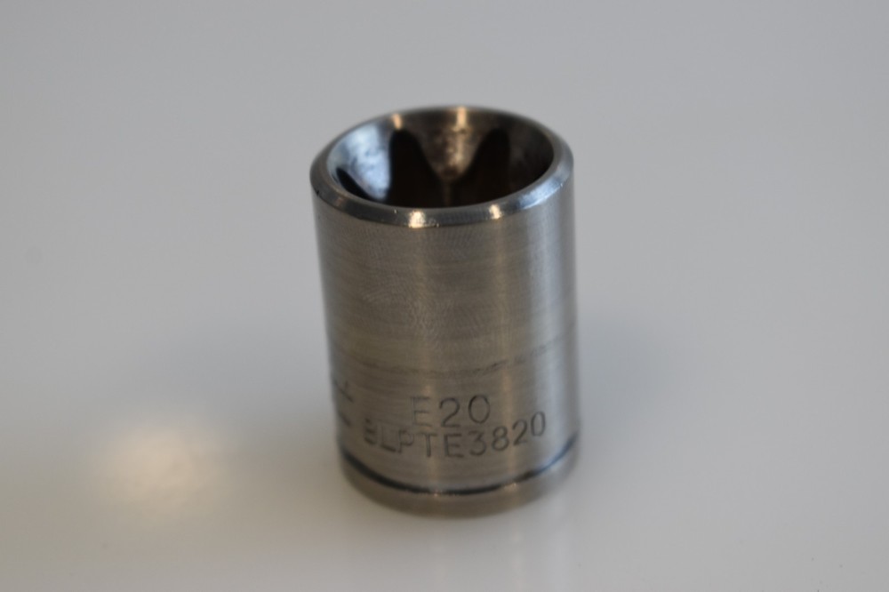 Blue Point Tools BLPTE3820 TORX E20 External Star Socket 3/8" Drive Chrome
