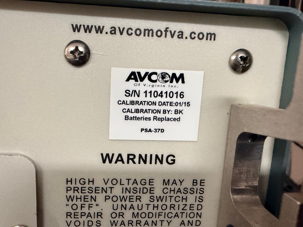 AVCOM PTR-37D With AV-SAC, ADAPTERS AND ORIGINAL MANUAL