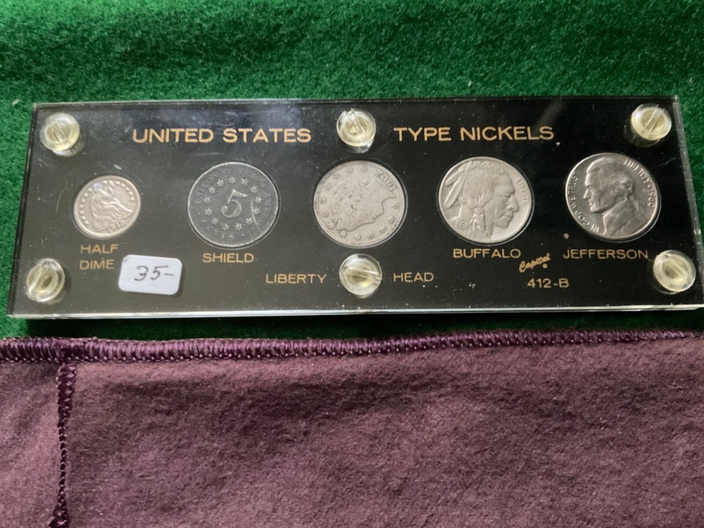 Type Nickel Collection with 1848 Silver Seated Half Dime - T26