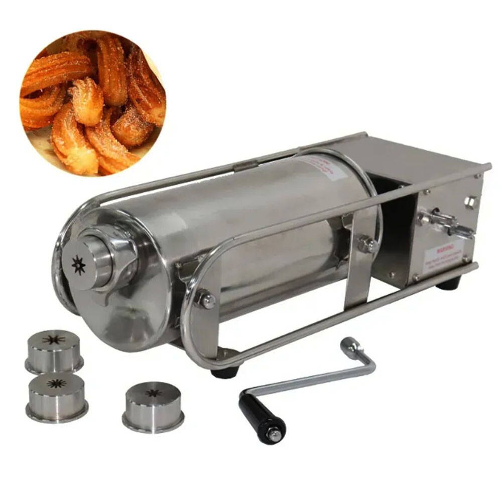 商用不锈钢 Churro Maker 5L 容量 | 高品质手动机器-