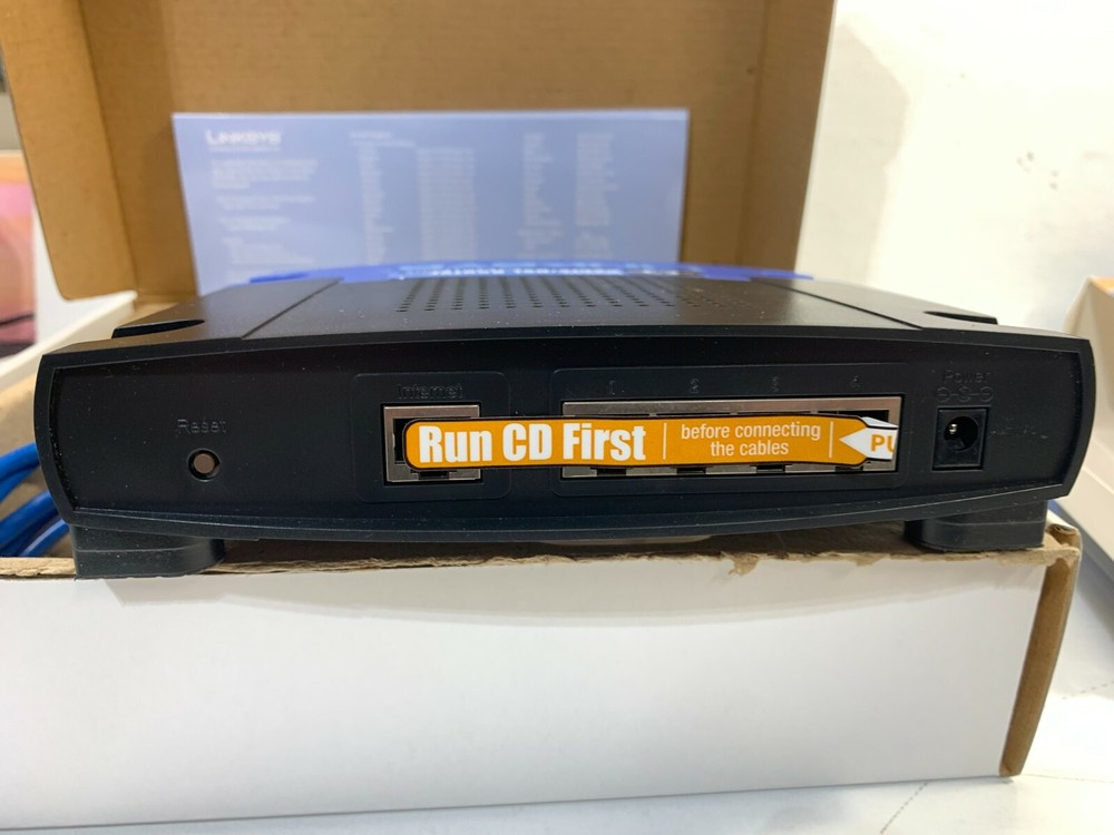Linksys Etherfast Cable DSL router switch 4 ports BEFSR41 NEW