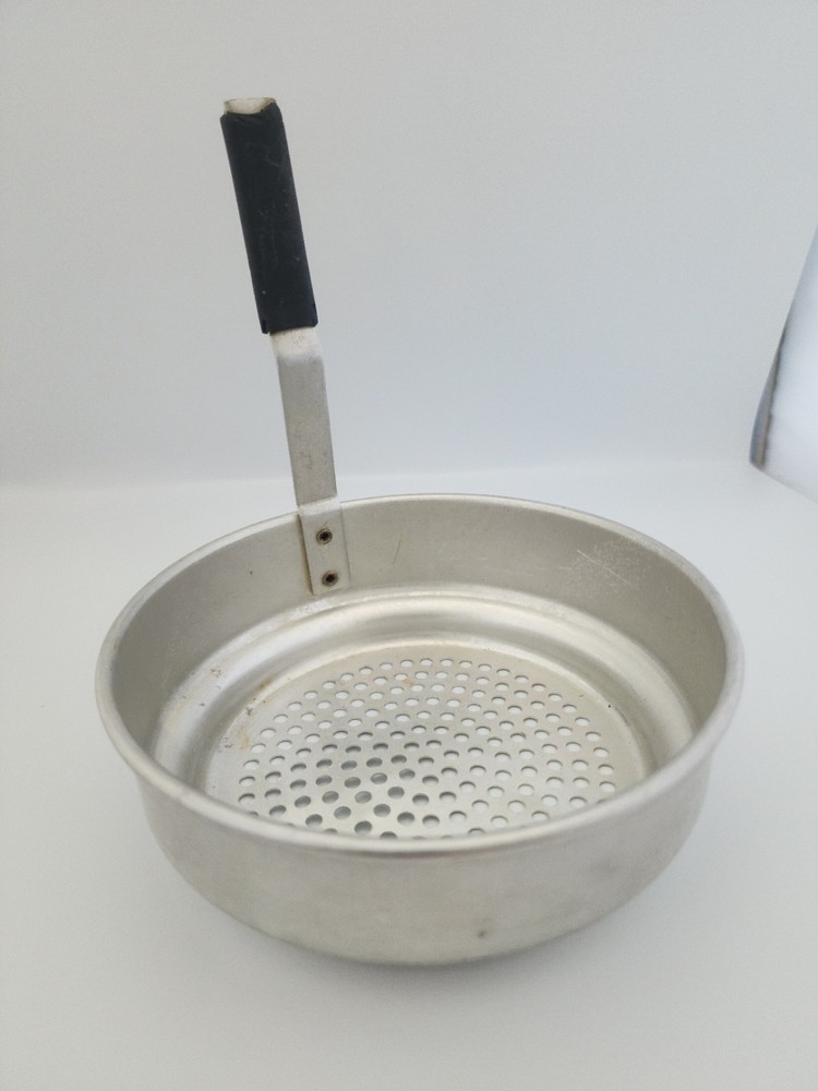 Vintage Aluminum Colander Steamer Cookware Accessory Small