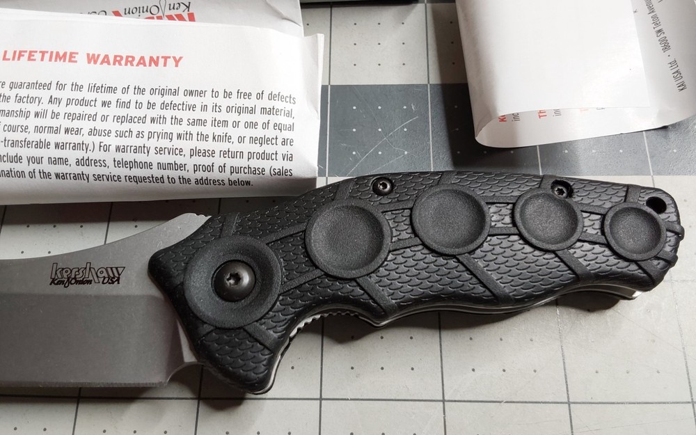 g Kershaw Single Blade Folding Knife Model 1820 Needs Work