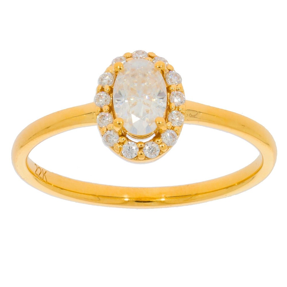 Sterling Silver Semi Mount Ring Setting Oval OV 6X4mm