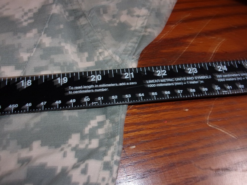 ACU DIGITAL RIPSTOP COMBAT TACTICAL JACKET COAT SIZE EXTRA SMALL LONG