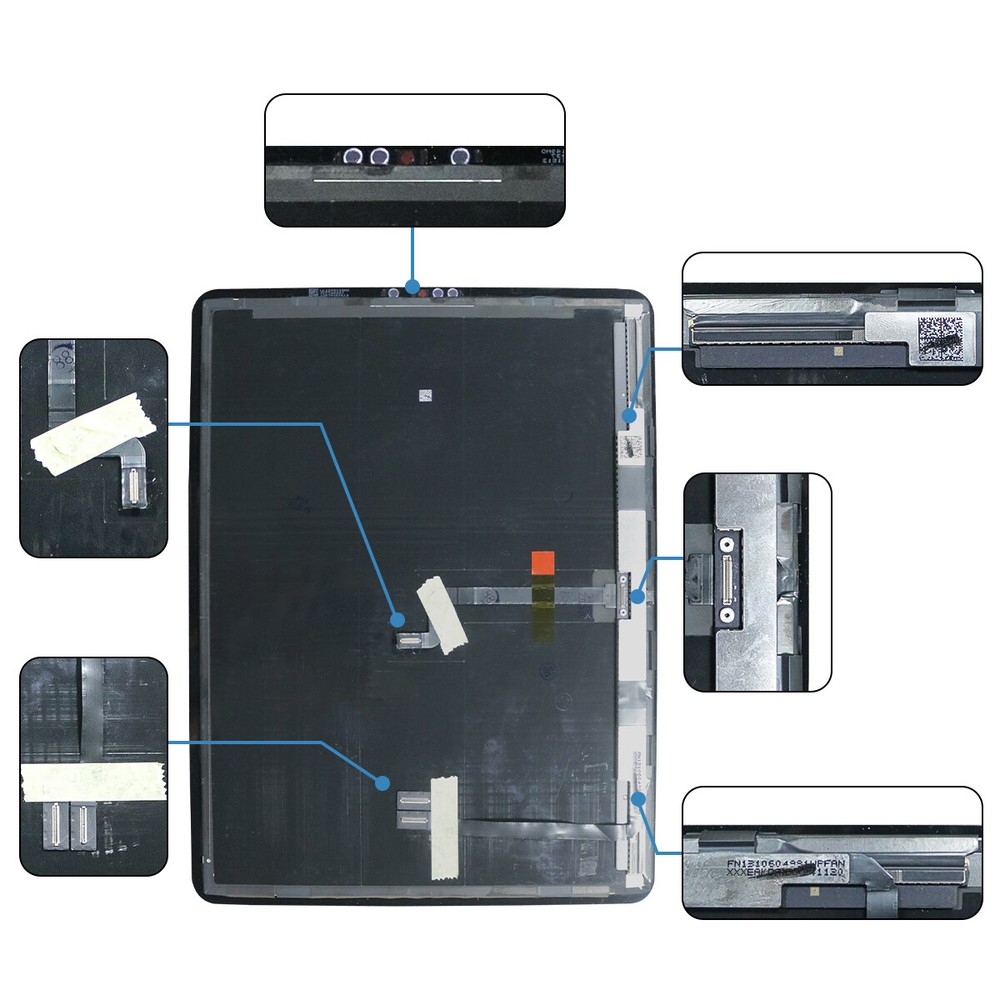 For iPad Pro 12.9 5th & 6th LCD Touch Screen Digitizer Display Digitizer Replace