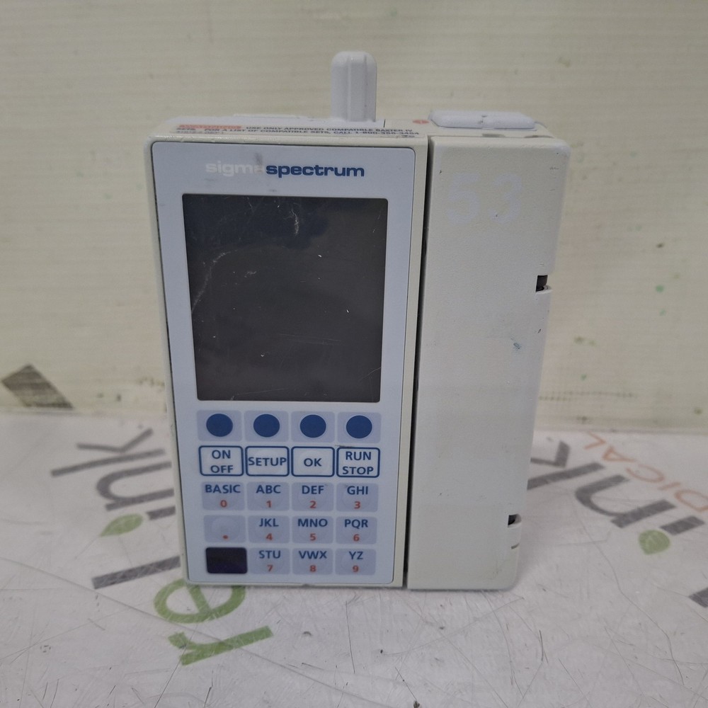 Baxter Sigma Spectrum with B/G Battery Infusion Pump