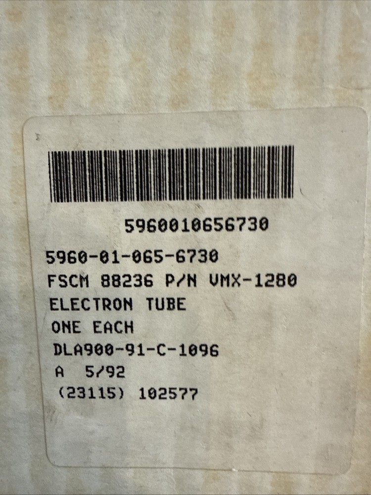 Varian Pulse Beacon Magnetron VMC-1280